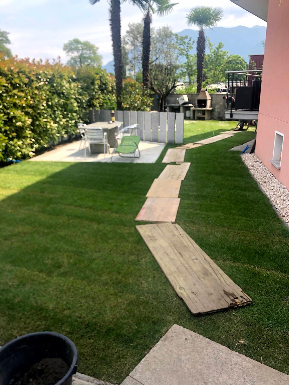 Costruzione giardino — Giardinaggio, opera Nikola Giardini e Figli in Ticino